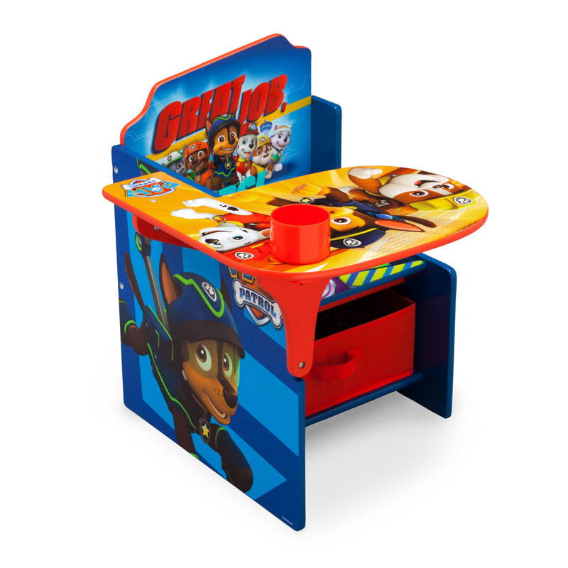 paw patrol chair desk with storage
